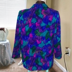 Multi colored women's blazer
